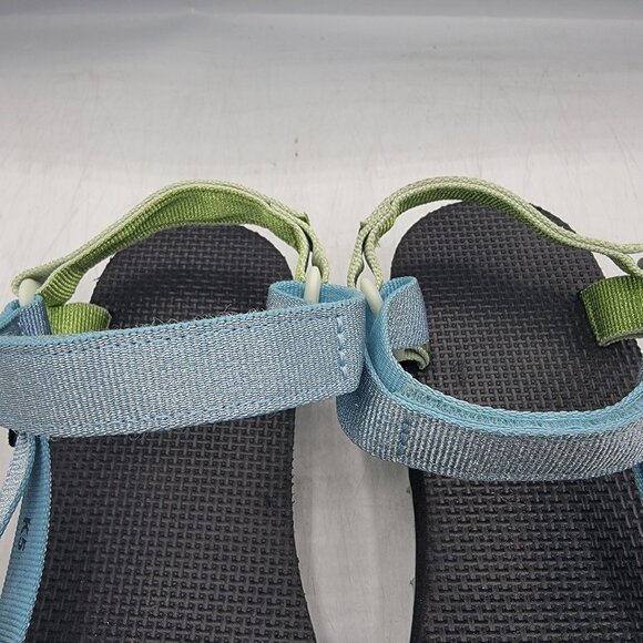 Teva Midform Universal Kids 5 Metallic Blue Sandals Beach Summer Casual 1131610C - Picture 9 of 13